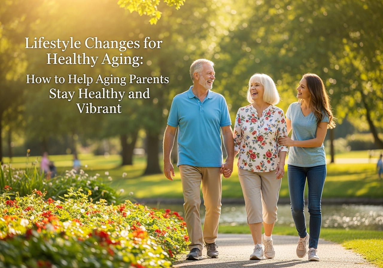 You are currently viewing Lifestyle Changes for Healthy Aging: How to Help Aging Parents Stay Healthy and Vibrant